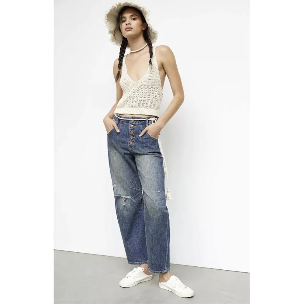 Pilcro The Arch Tapered Jeans,‎ Size 27P EUC